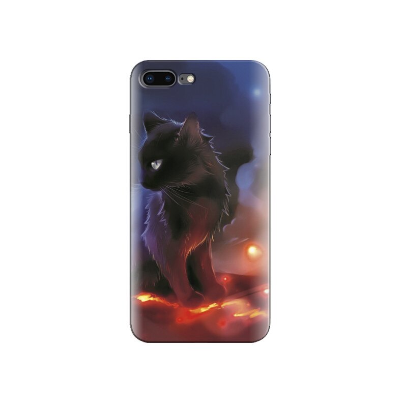 Husa Iphone 7 Plus Beautiful Cat Painting Art