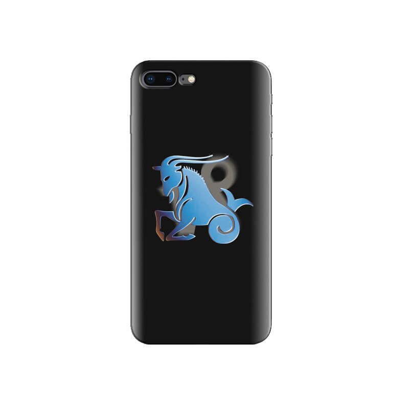 Husa Iphone 8 plus Capricorn Zodiac With Black Background