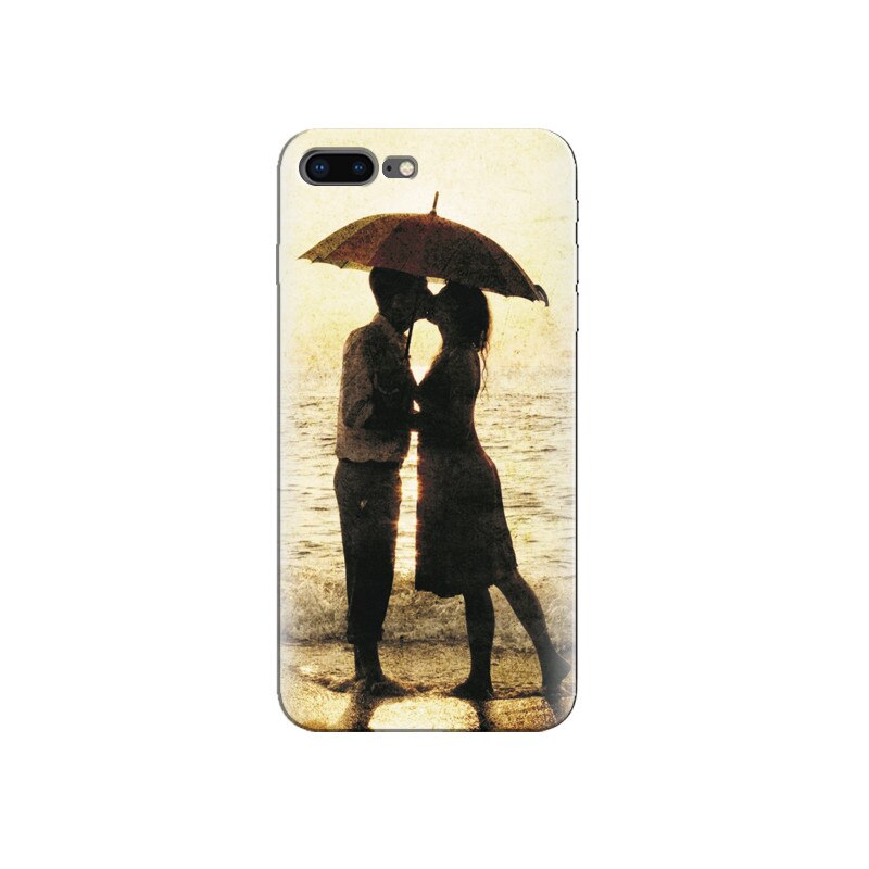 Husa Iphone 7 Plus Couple Kiss On Beach Backgrounds