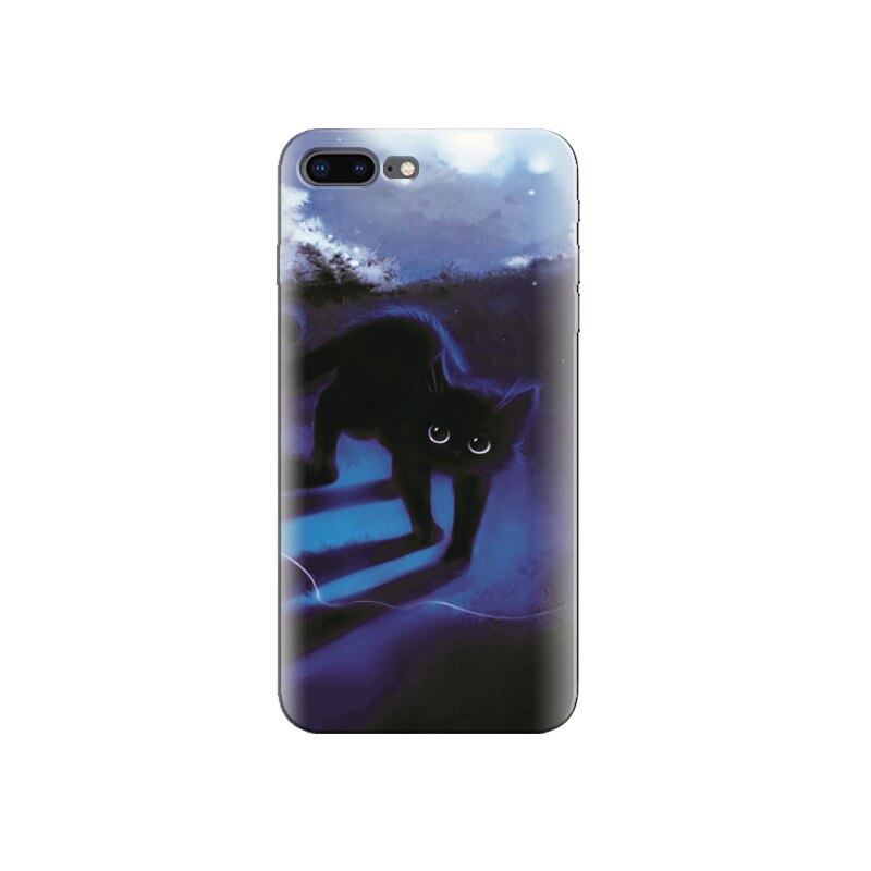 Husa Iphone 8 plus Cute Art Of Black Kitty Hqs