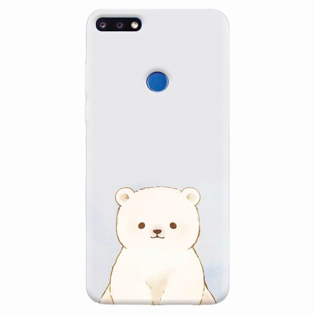 Husa silicon pentru Huawei Y7 Prime 2018, Bear