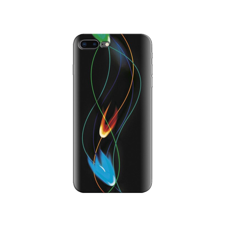 Husa Iphone 7 Plus Flame Neon Art Hqs