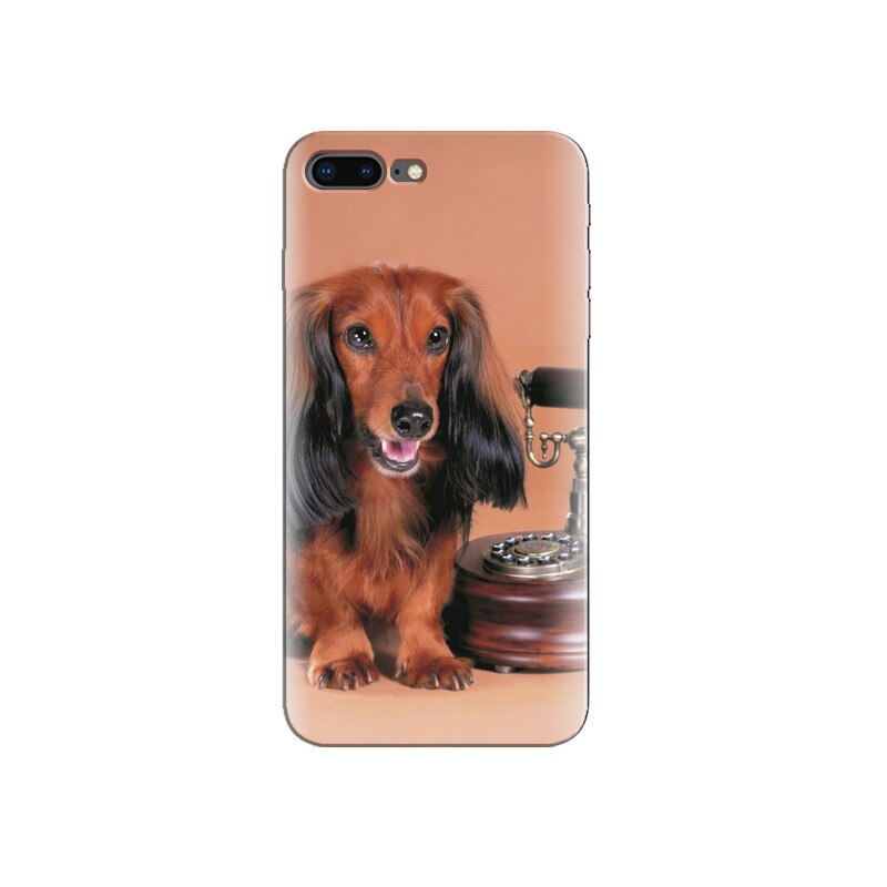 Husa Iphone 7 Plus Dog With Phone