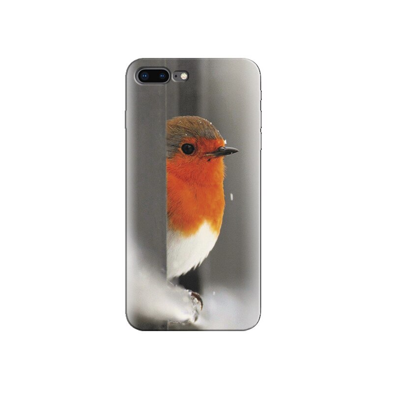 Husa Iphone 7 Plus Cute Birds With Orange And White Color Hqs