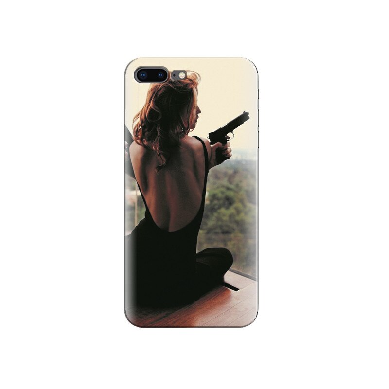 Husa Iphone 7 Plus Dangerous Girl With Gun High Resolutions