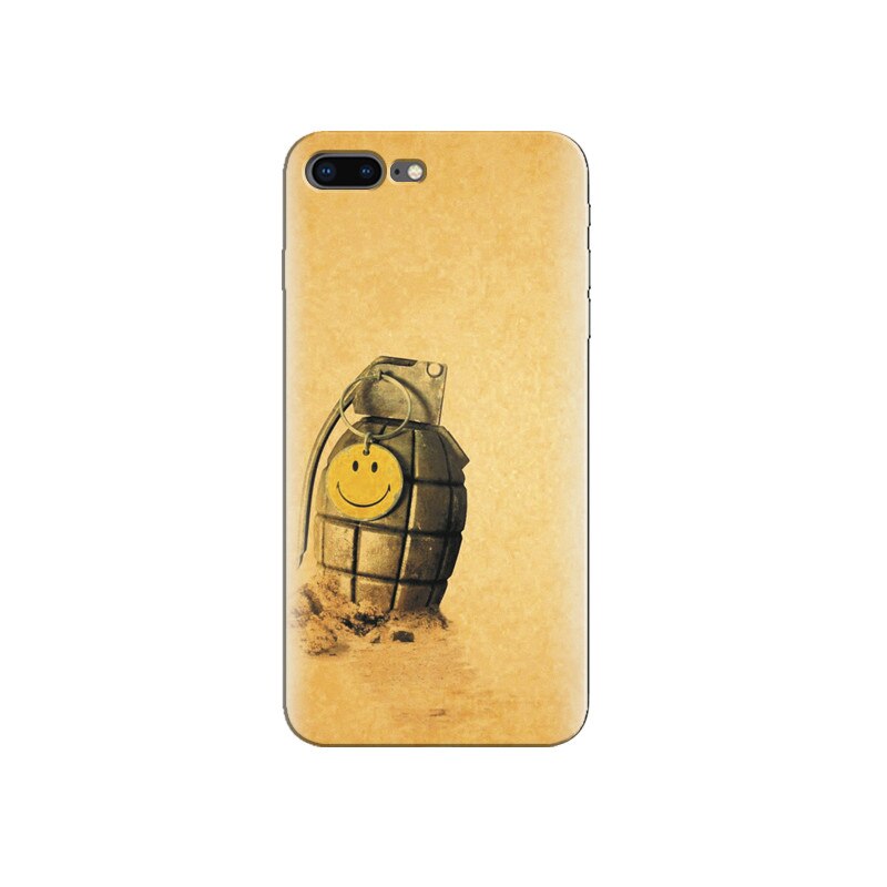 Husa Iphone 7 Plus Hand Grenade With Smiley