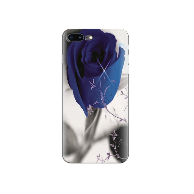 Husa Iphone 8 plus Happy Rose Day Images With Blue Rose