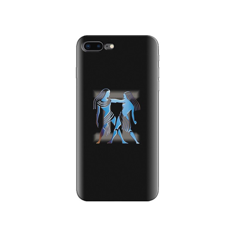 Husa Iphone 7 Plus Gemini Zodiac With Black Background