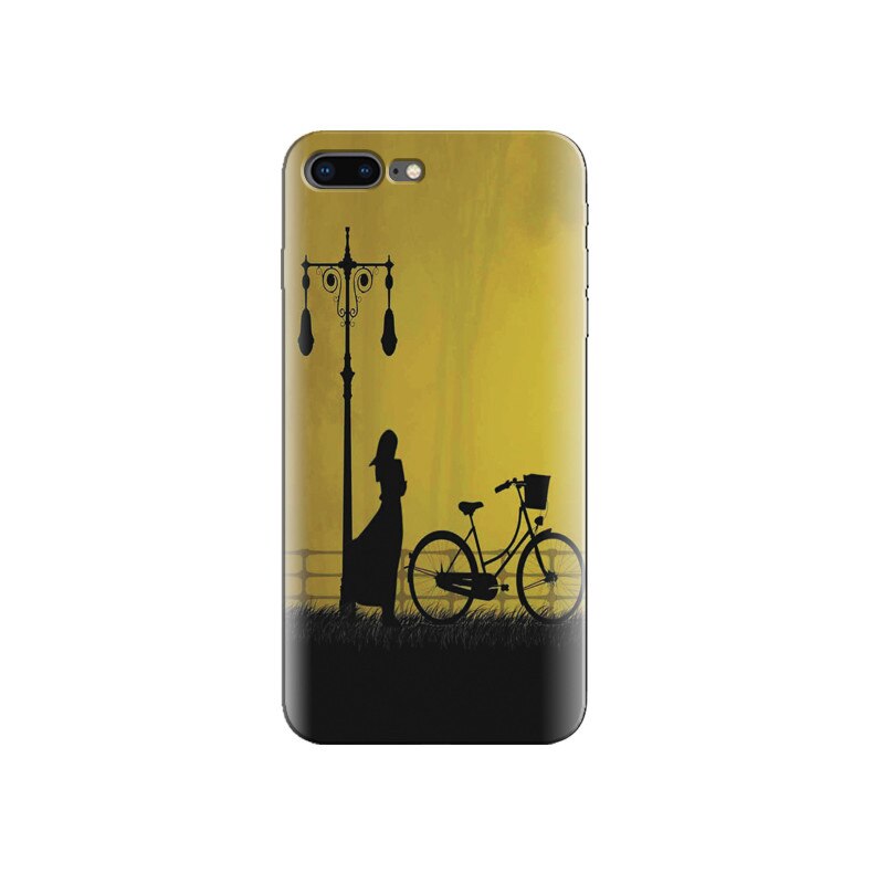Husa Iphone 8 plus Girl With Cycle At Evening High Definition Photos
