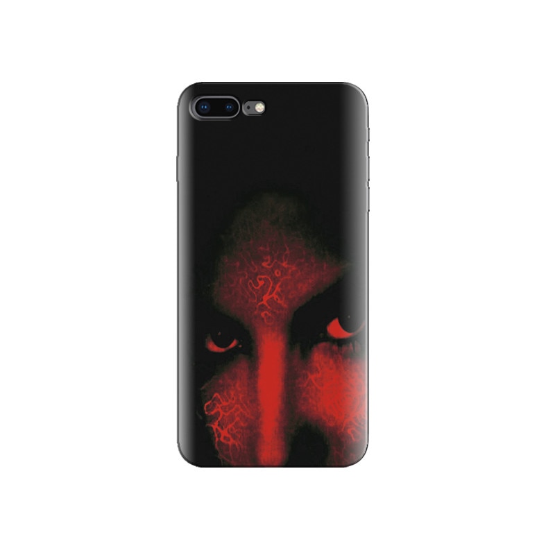 Husa Iphone 7 Plus Girl Face In Red And Black
