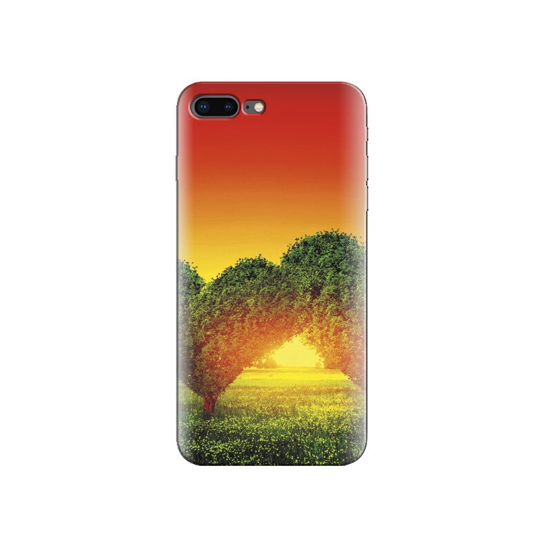Husa Iphone 7 Plus Heart Green Tree High Resolution