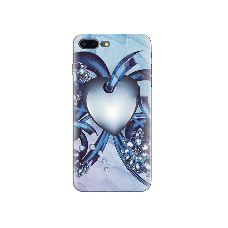 Husa Iphone 7 Plus Fractal Hearts Hd Pics