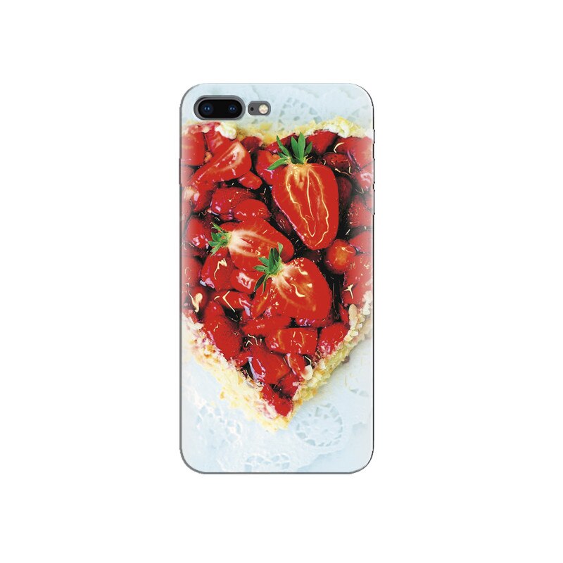 Husa Iphone 7 Plus Heart Cake With Strawberries Hd Pics