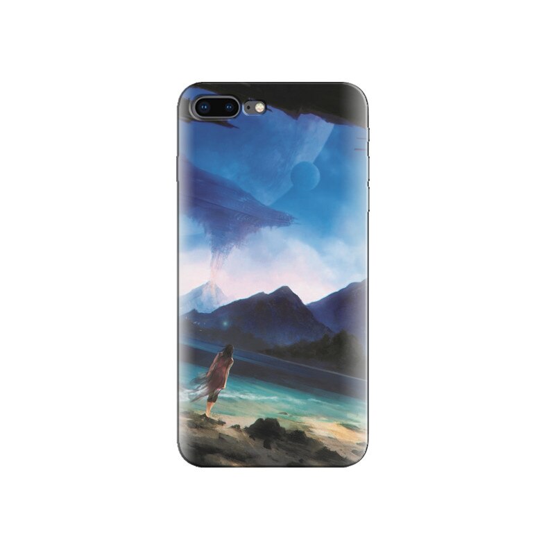 Husa Iphone 7 Plus Lovely Art Of Girl And Mountain