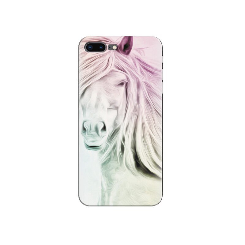 Husa Iphone 7 Plus Lovely White Horse Art High Definitions