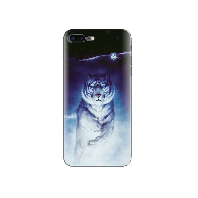 Husa Iphone 8 plus Lovely Art Of White Tiger