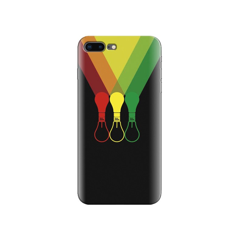 Husa Iphone 8 plus Multicolor With Black Wallpaprs Hd