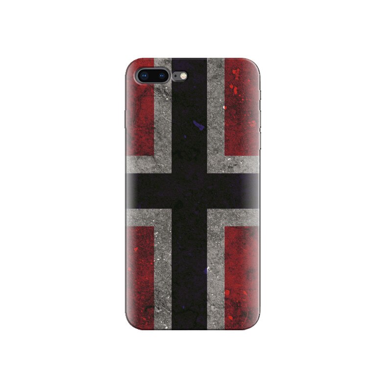 Husa Iphone 7 Plus Norway Flag Scandinavian Cross