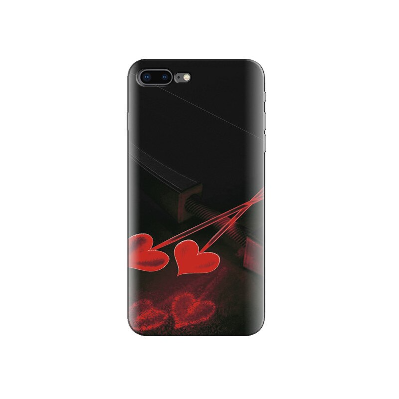 Husa Iphone 8 plus Red Amazing Two Heart Hd Pictures
