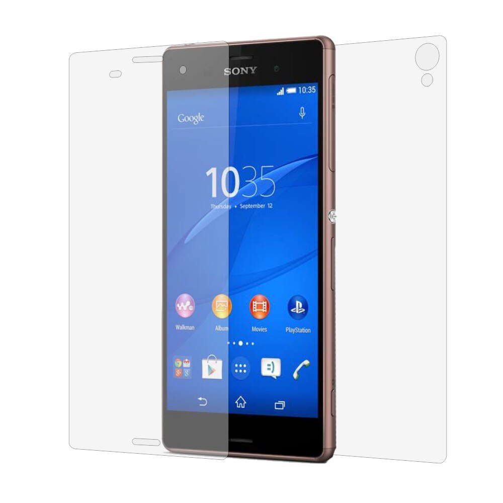 Folie de protectie Clasic Smart Protection Sony Xperia Z3 fullbody,protectie completa ecran si spate+Smart Spray®,Smart Squeegee® si microfibra incluse