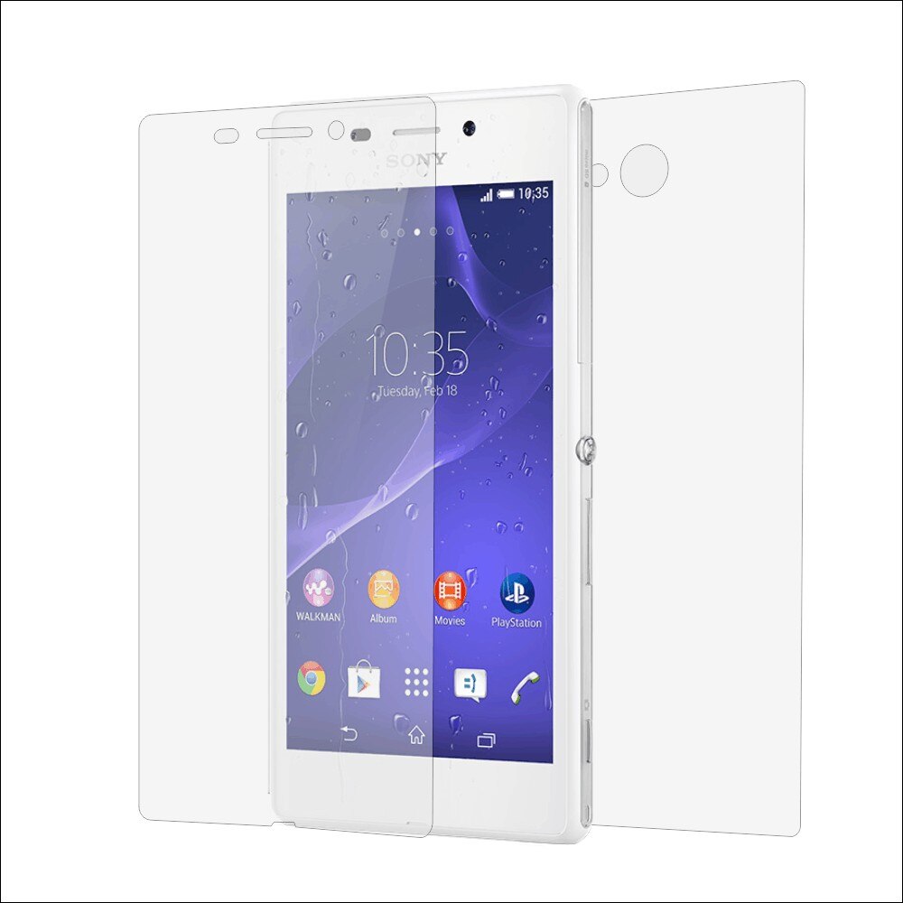 Folie de protectie Clasic Smart Protection Sony Xperia M2 fullbody,protectie completa ecran si spate+Smart Spray®,Smart Squeegee® si microfibra incluse