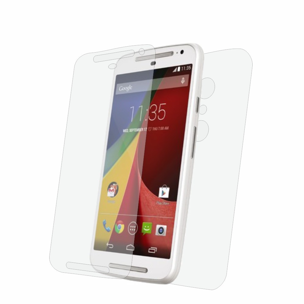 Folie de protectie Clasic Smart Protection Moto G2 fullbody,protectie completa ecran si spate+Smart Spray®,Smart Squeegee® si microfibra incluse