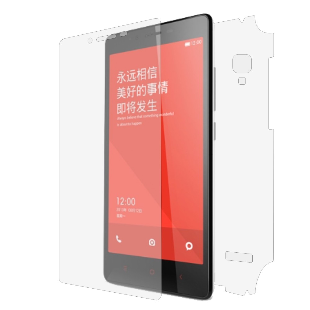 Folie de protectie Clasic Smart Protection Xiaomi Redmi Note Dual fullbody,protectie completa ecran si spate+Smart Spray®,Smart Squeegee® si microfibra incluse