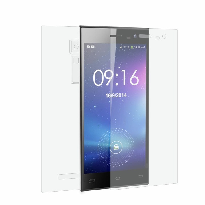 Защитно фолио Classic Smart Protection Leagoo Lead 1 за цялото тяло, цял екран и защита на гърба + Smart Spray, Smart Squeegee и включени микрофибър