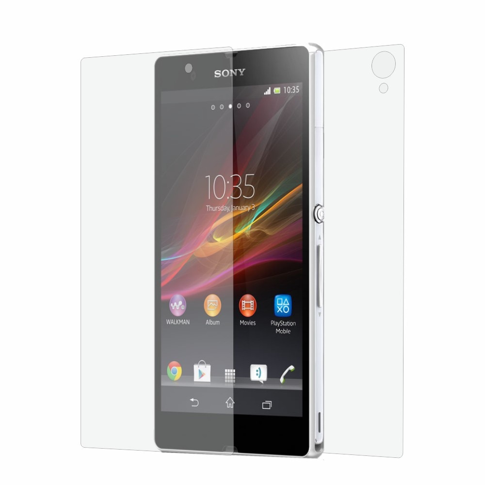Folie de protectie Clasic Smart Protection Sony Xperia Z1 fullbody,protectie completa ecran si spate+Smart Spray®,Smart Squeegee® si microfibra incluse