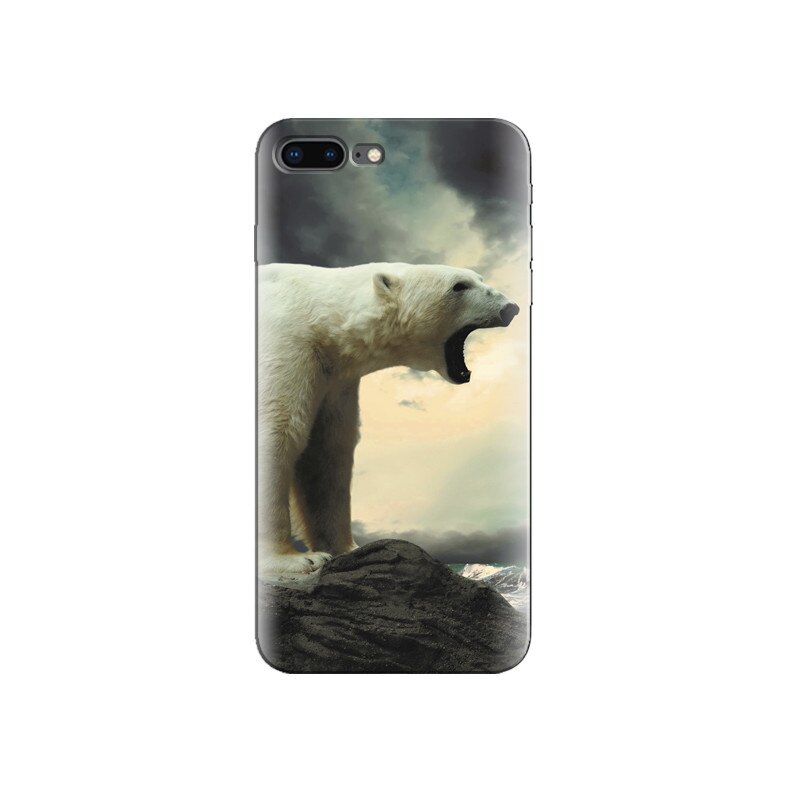 Husa Iphone 7 Plus White Predator Bear