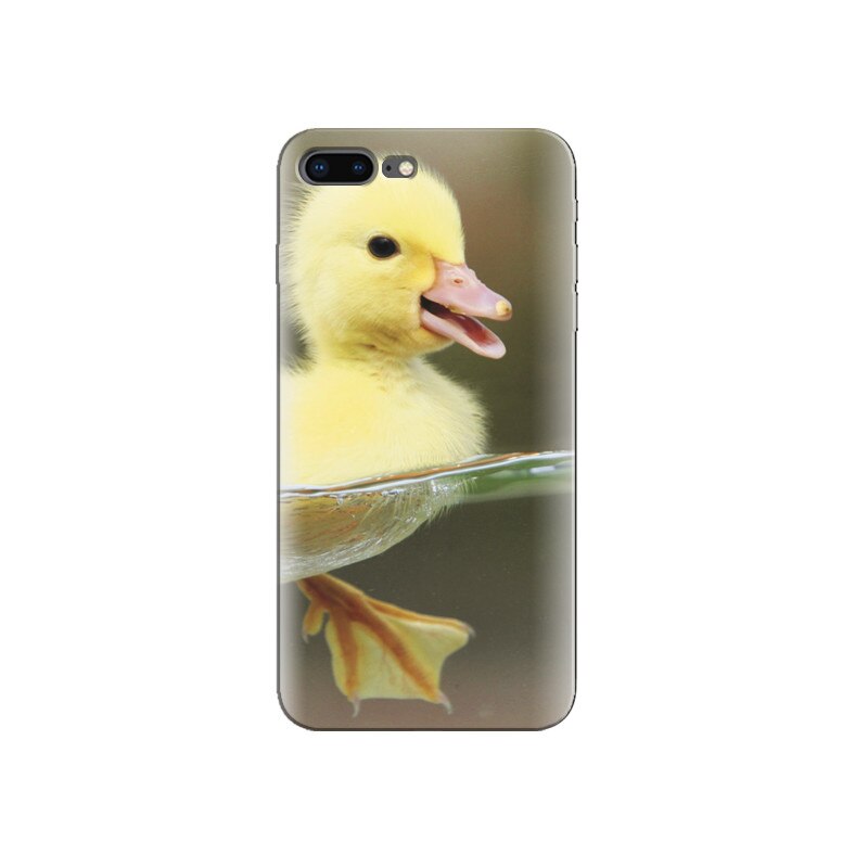Husa Iphone 8 plus Yellow Cute Baby Duck Background Images