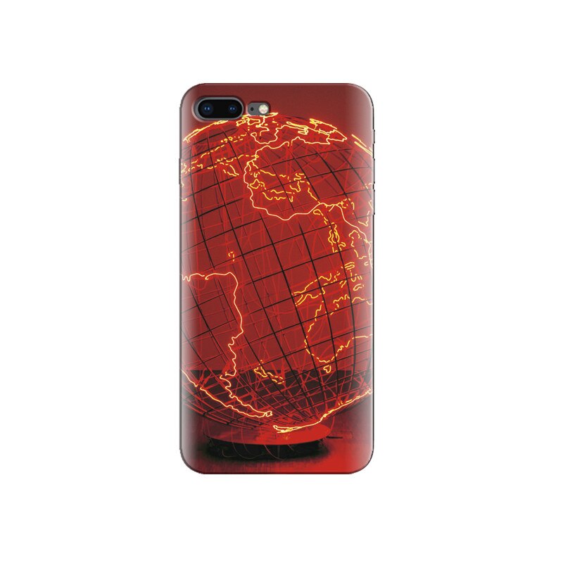 Husa Iphone 8 plus World Global Digital Map