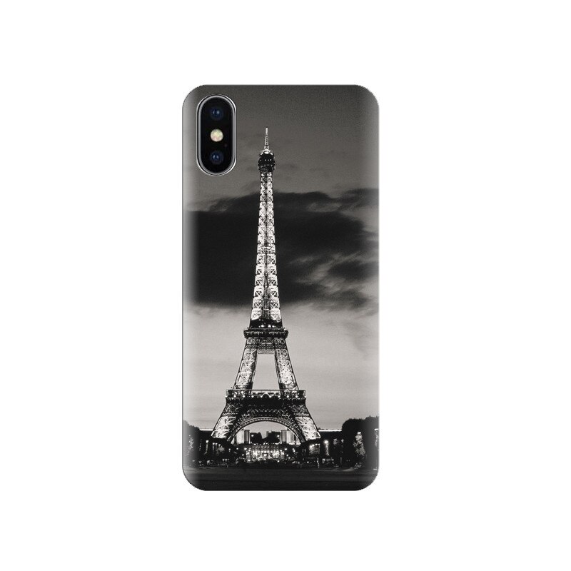 Husa silicon IPHONE X Black And White For