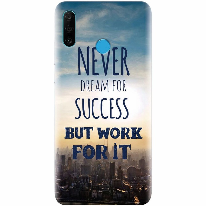 Силиконов калъф за Huawei P30 Lite, Never Dream