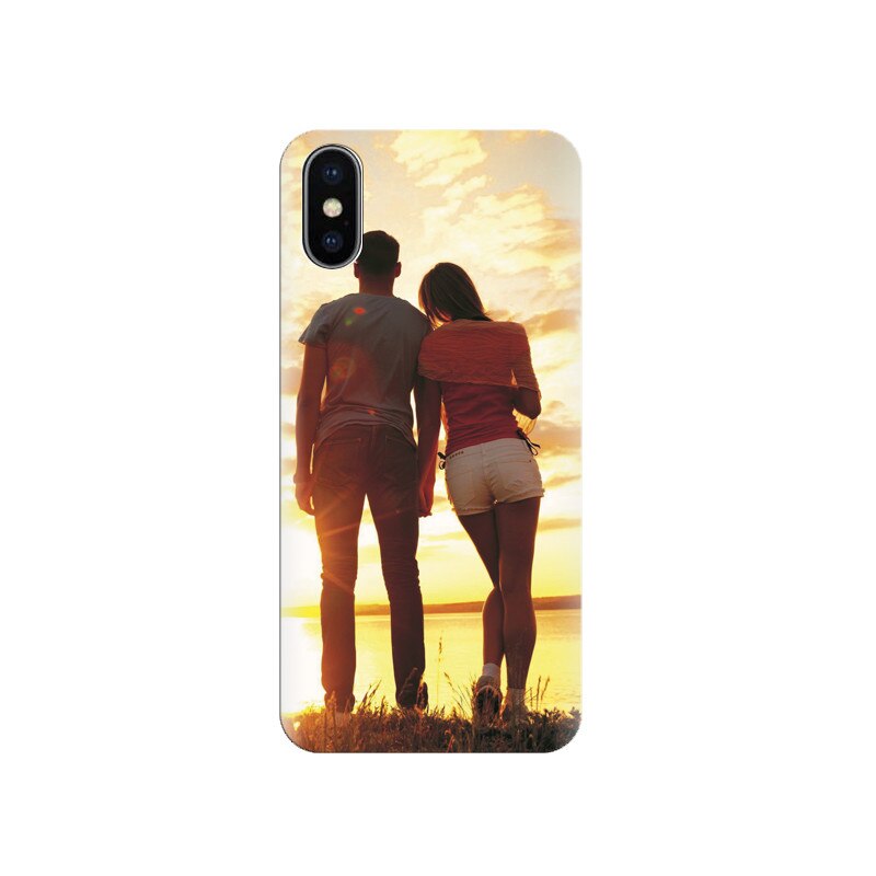 Husa silicon IPHONE X Sunrise Couple Photos