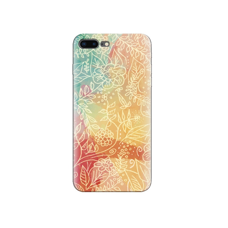 Husa Iphone 8 plus Hand Drawn Flowers