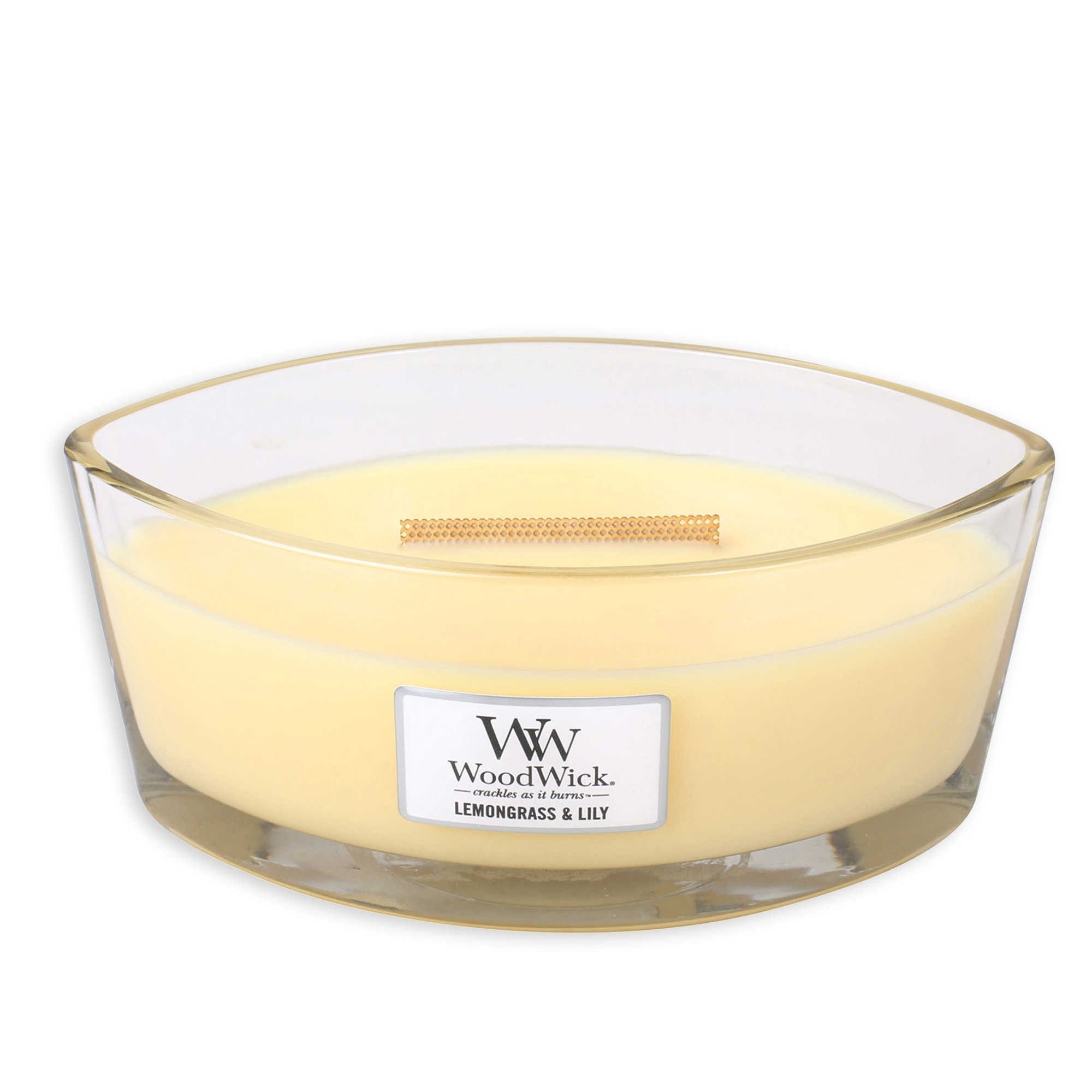 Lumanare Parfumata Ellipse Lemongrass & Lily, WoodWick®