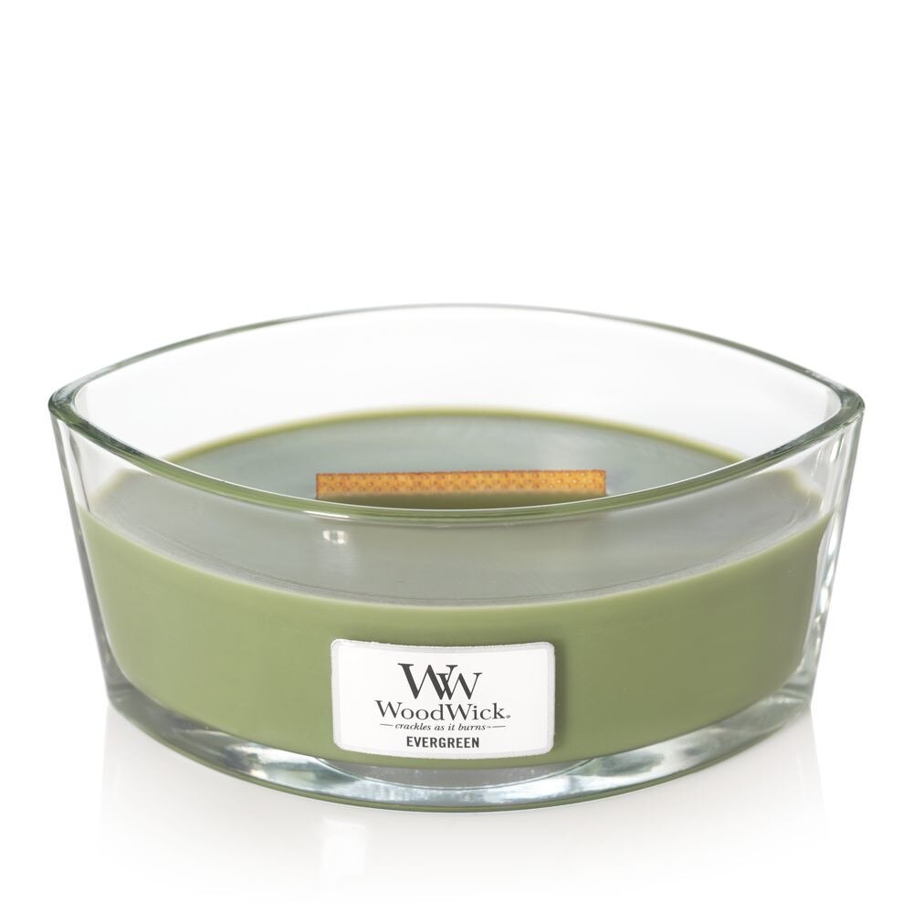 Lumanare Parfumata Ellipse Evergreen, WoodWick®