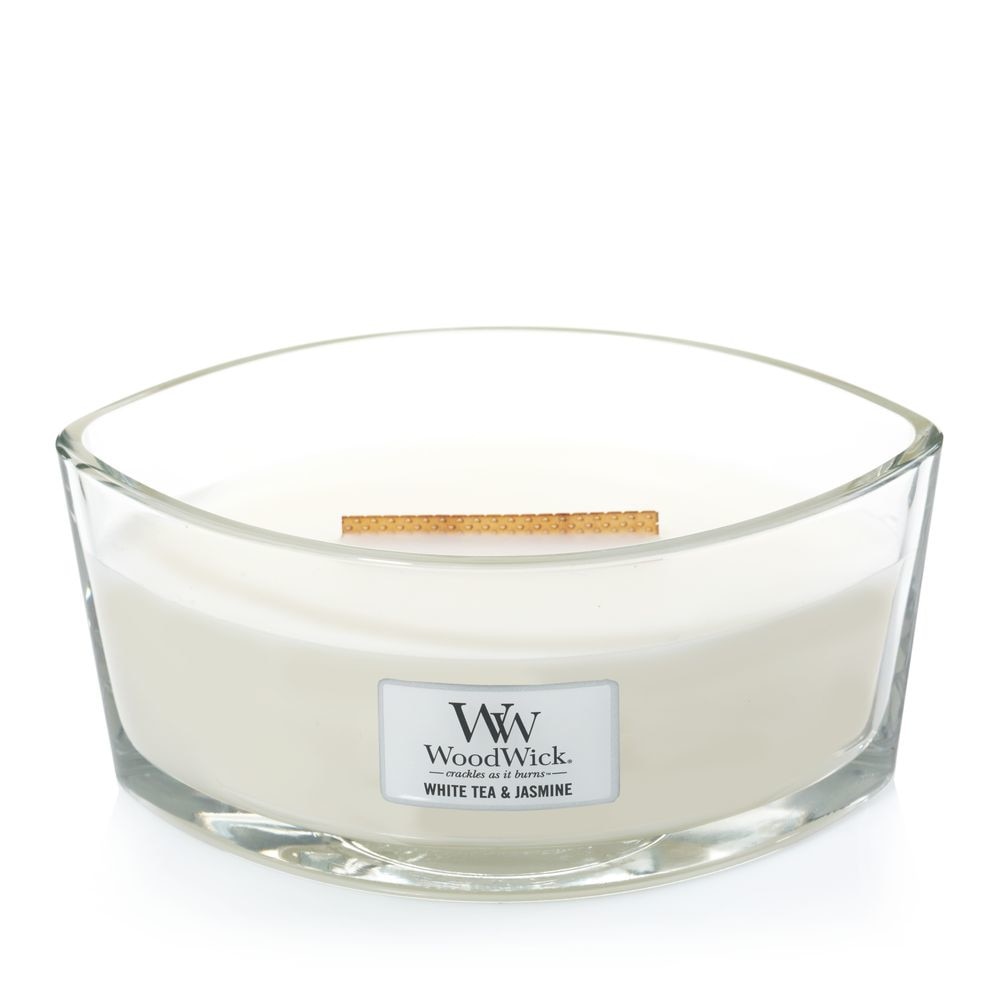 Lumanare Parfumata Ellipse White Tea & Jasmine, WoodWick®