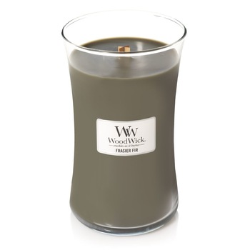 Lumanare Parfumata Borcan Mare Frasier Fir, WoodWick® Lumanare Parfumata Borcan Mare Frasier Fir, WoodWick®