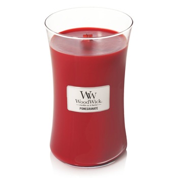Lumanare Parfumata Borcan Mare Pomegranate, WoodWick® Lumanare Parfumata Borcan Mare Pomegranate, WoodWick®