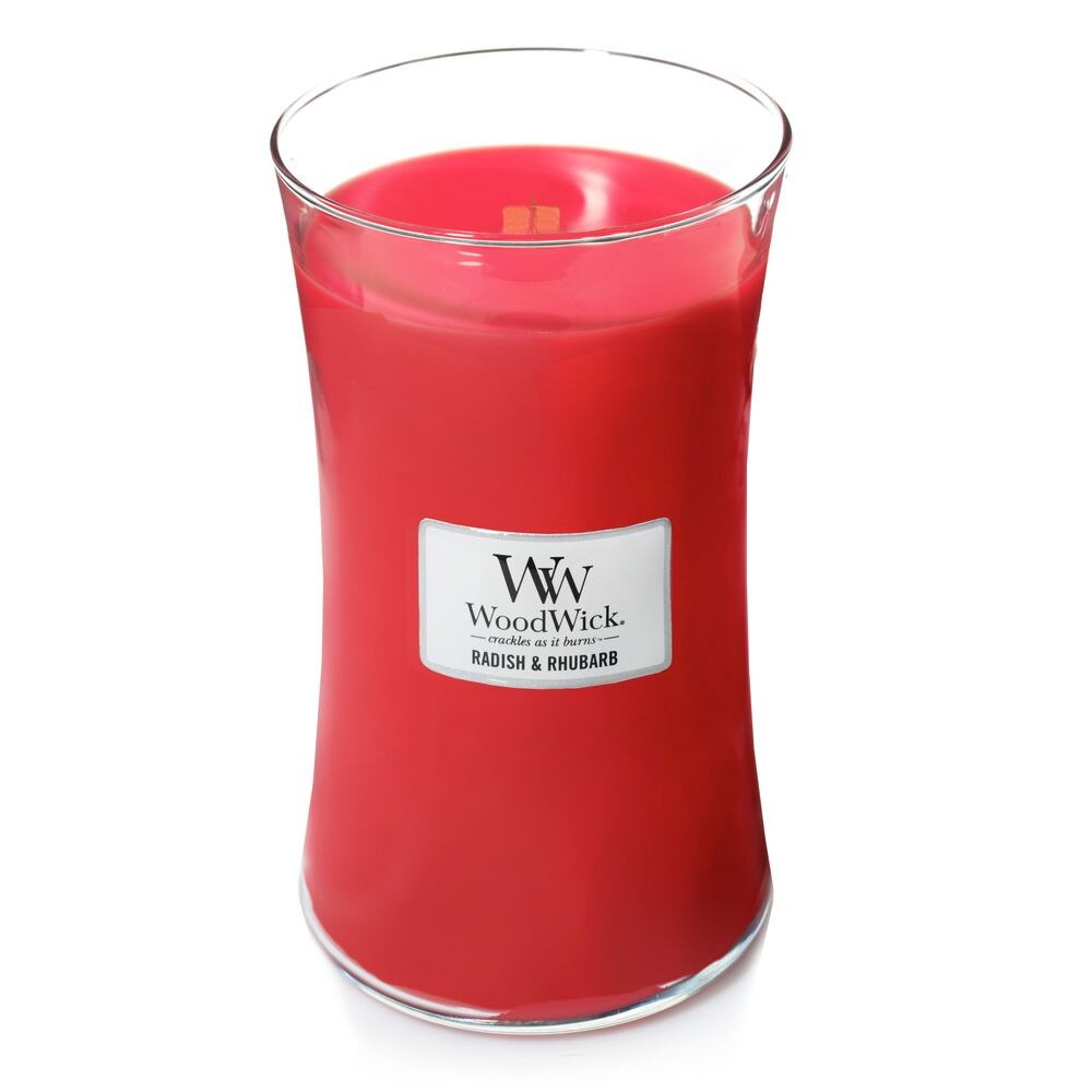 Lumanare Parfumata Borcan Mare Radish & Rhubarb, WoodWick®