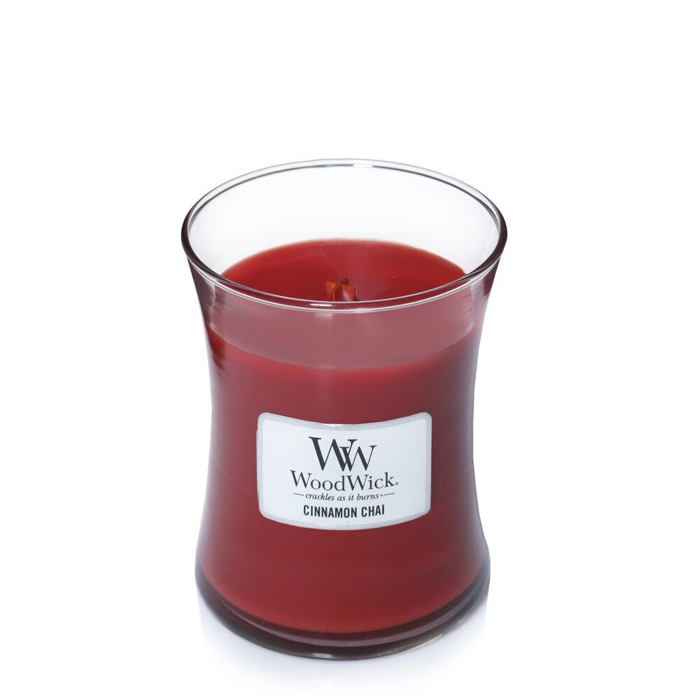 Lumanare Parfumata Borcan Mediu Cinnamon Chai, WoodWick®