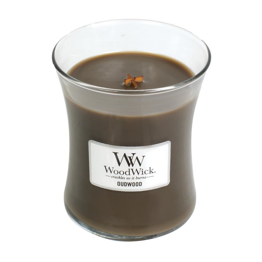 Lumanare Parfumata Borcan Mediu Oudwood, WoodWick®