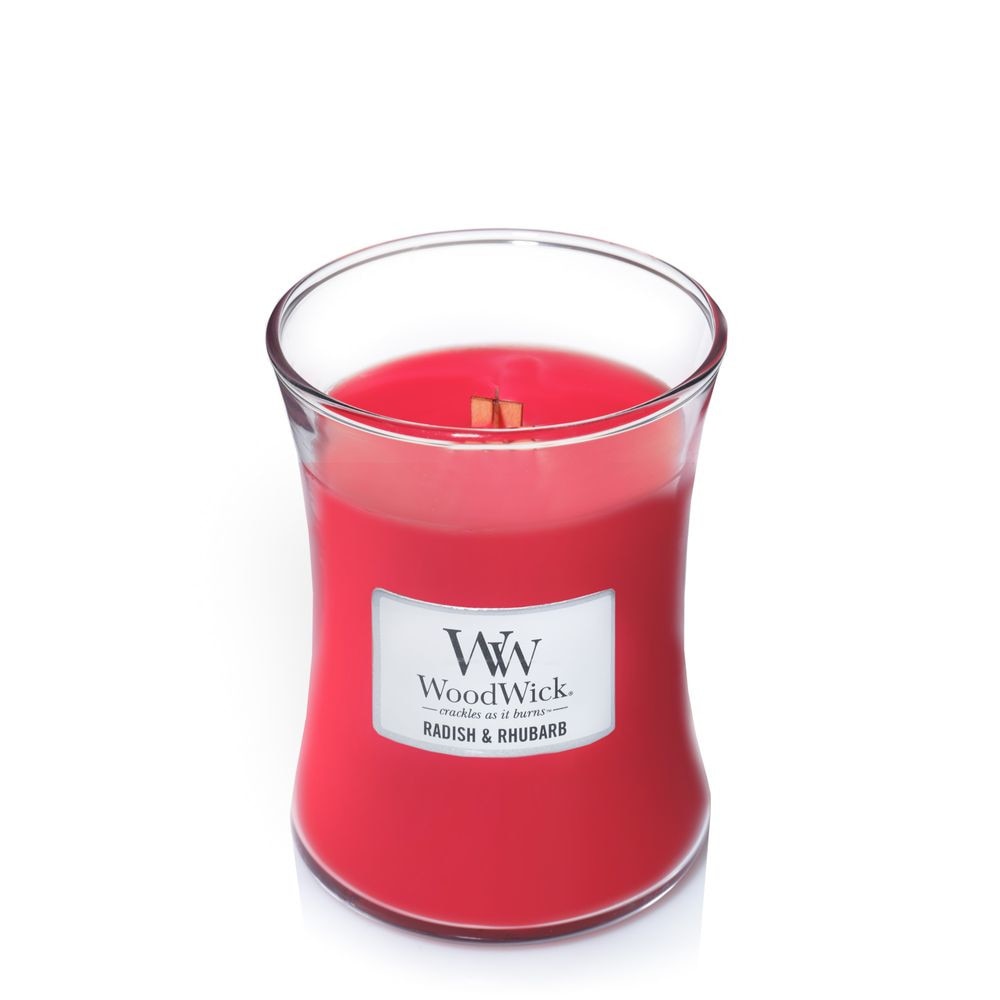 Lumanare Parfumata Borcan Mediu Radish & Rhubarb, WoodWick®
