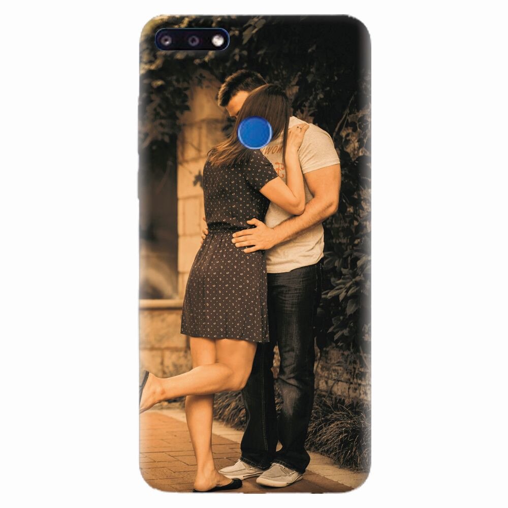 Husa silicon pentru Huawei Y7 Prime 2018, Couple Kiss