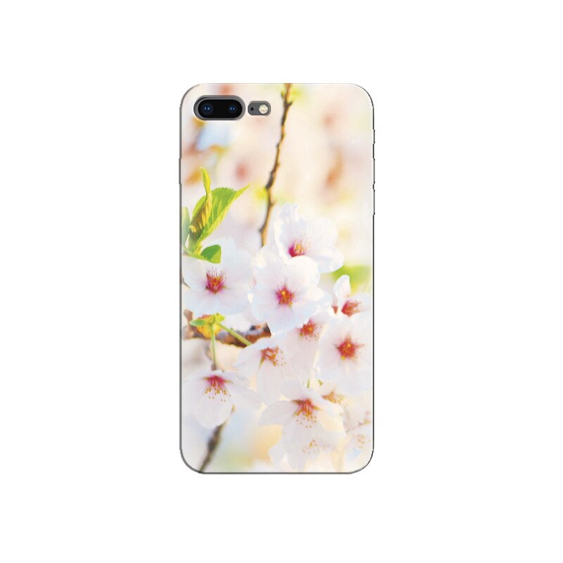 Husa Iphone 8 plus White Flowers