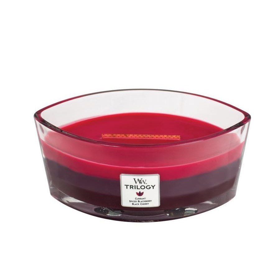 Lumanare Parfumata Ellipse Trilogy Sun Ripened Berries, WoodWick