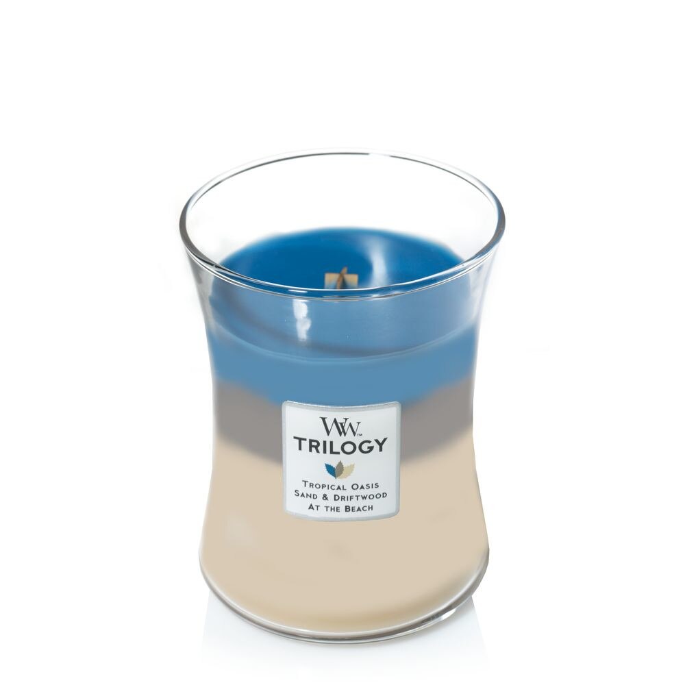 Lumanare Parfumata Borcan Mediu Trilogy Nautical Escape, WoodWick®