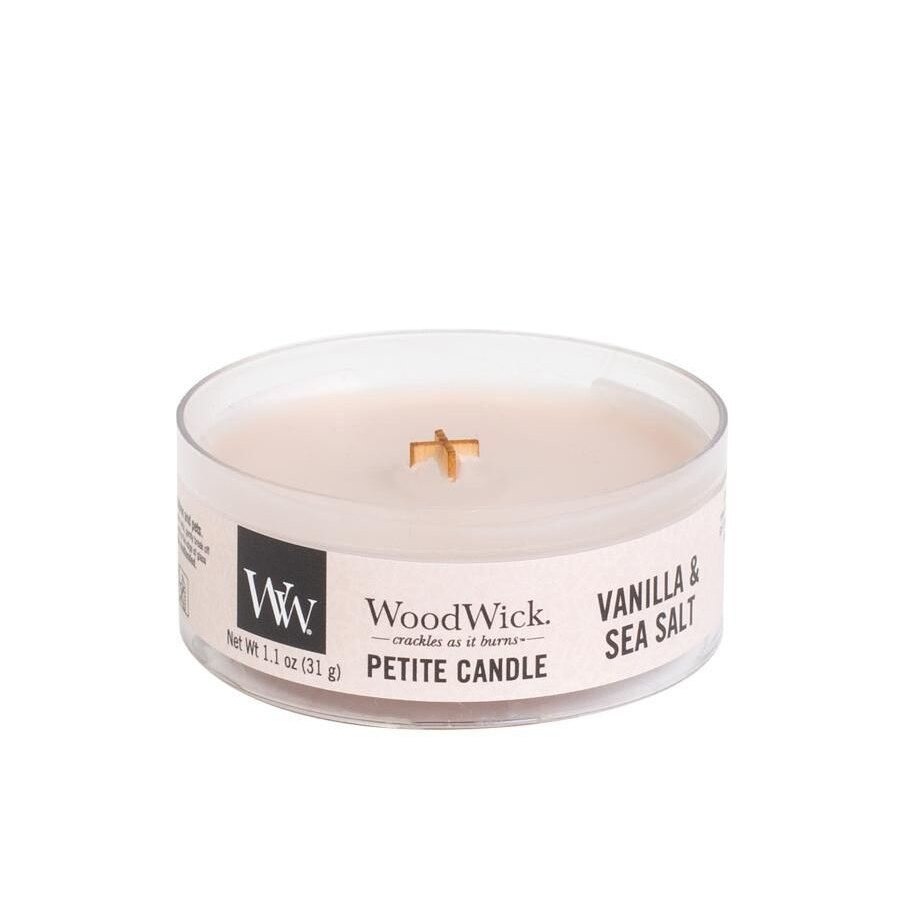 Lumanare Parfumata Petite Vanilla Sea Salt, WoodWick®